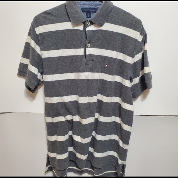 Tommy hilfiger mens collared shirt euc medium - Picture 1 of 2